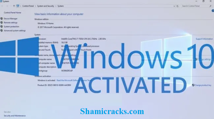 Windows 10 Activator Crack Download Shamicracks.com